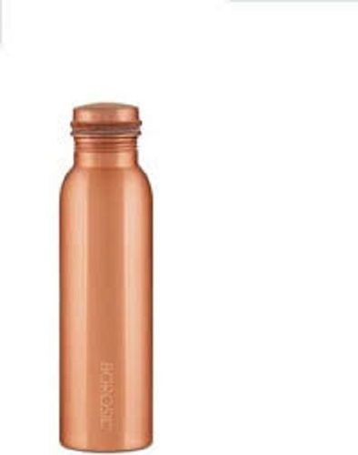 Leakage Resistant Screw Cap Glossy Fine Finish Copper Milton Water Bottle