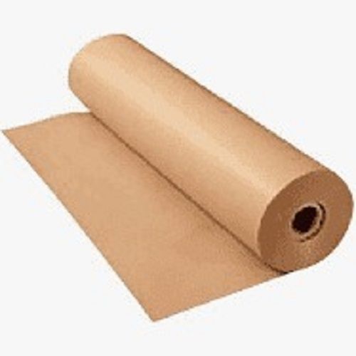 Light Weight Brown Color Plain Paper Roll For Commercial And Industrial Uses 
