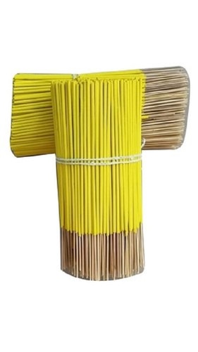 लो स्मोक इको फ्रेंडली और नेचुरल चारकोल फ़्री पीली अगरबत्ती