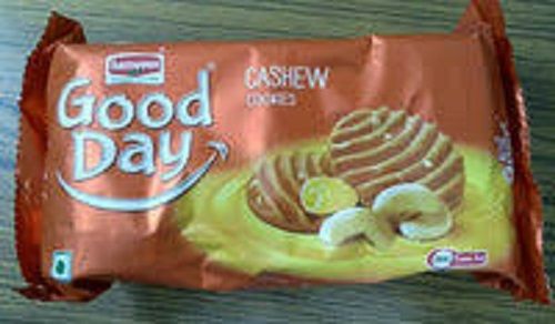 Mouth Watering Crispy And Delicious Tasty Round Good Day Cashew Biscuit