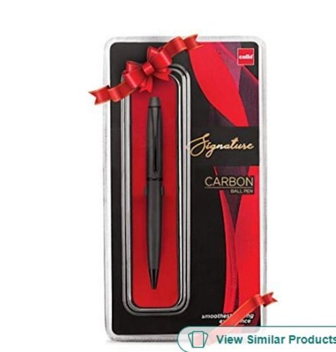 Plastic Cello Signature Carbon Ball Pen For Promotional Black With Light Weight