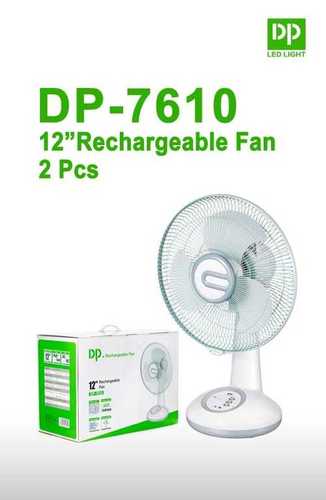 Rechargeable Dc Table Fan 12 Inch