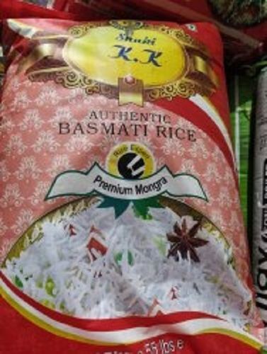 Rich In Taste High Fiber Long Grain White Shahi K.K Authentic Basmati Rice 