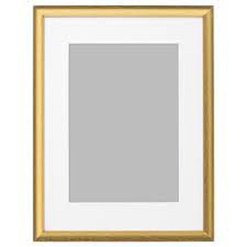 Scratch Resistant Sleek And Modern Design White And Golden Decorative Photo Frame