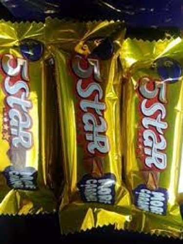 ब्राउन टेस्टी एंड माउथ मेल्टिंग 5 स्टार चॉकलेट पैक साइज 10.1 ग्राम चॉकलेट के साथ