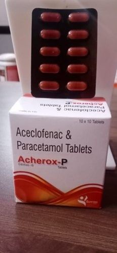 Acherox P Aceclofenac And Paracetamol Tablets