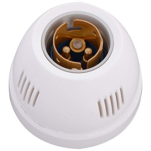 White Anchor Holder Plastic Light Socket For Home Office Uses Strong And Durable