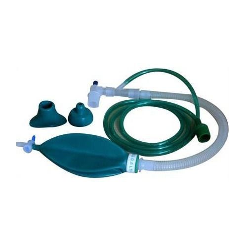 Plastic Bains Circuit Pediatric White And Green Pvc For Hospital Uses