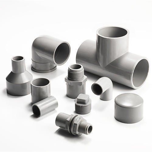 Grey Durable High Strength Fine Finish Pvc Pipes And Fittings