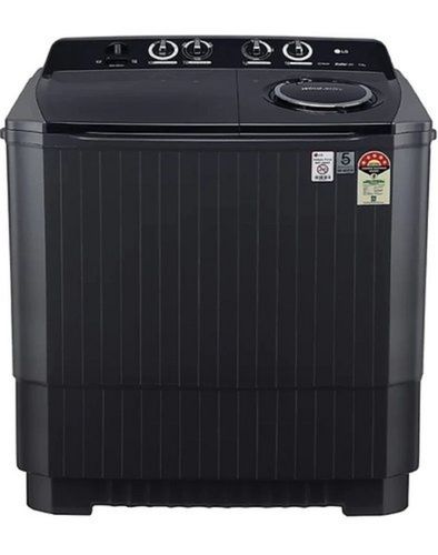 Semi-Automatic Semi Automatic Top Loading Lg Washing Machine 11Kg With Grey & Black Color