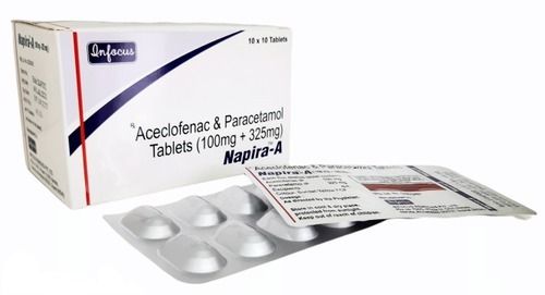 Infocus Napira Aceclofenac And Paracetamol Tablets