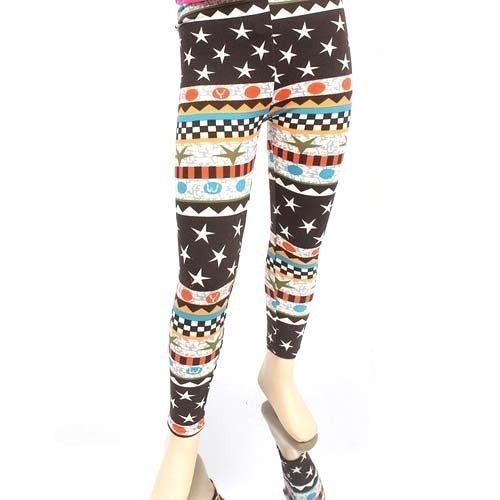 Multi Color Ladies Casual Slim Fit Ankle Length Multicolored Cotton Printed  Leggings at Best Price in Hooghly