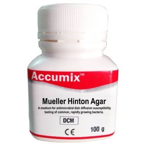 Mueller Hinton Agar - Bio Product Free Flowing Homogeneous Powder, 39 gm/lit Concentration, Light Yellow Color, Bio-Tech Grade for Microbial Testing