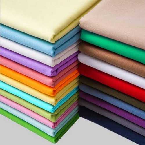 Plain Cotton Fabric Available In Various Color, For Apparel/Clothing