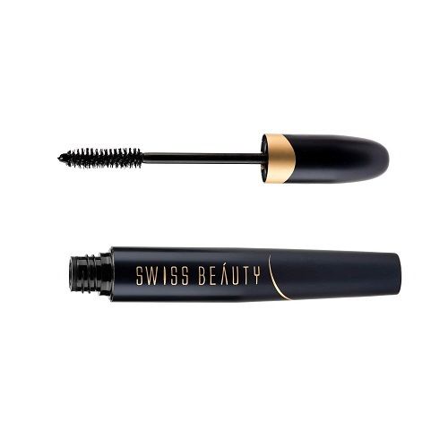 Black Color Swiss Beauty Eye Mascara, Makes You Eyes Smooth And Sleek Finish With 6 Months Shelf Life Ingredients: Herbal