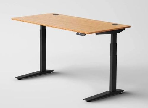 Polished Adjustable Legs And Simple Design Commercial Rectangular Electric Standing Table