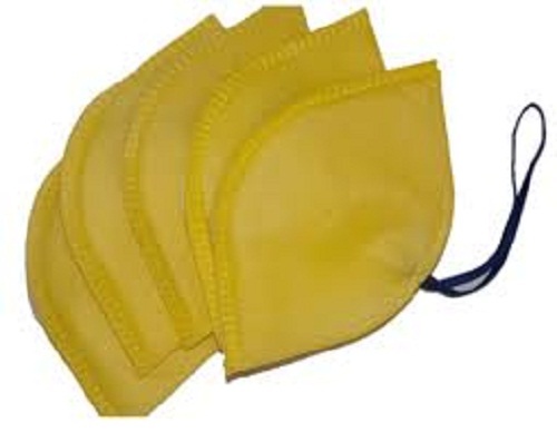 Yellow Latex Sun Protection Face Mask - Comfortable Hypoallergenic Non-Comedogenic | Deep Hydration Fun Outdoor Activity Essential All Skin Types