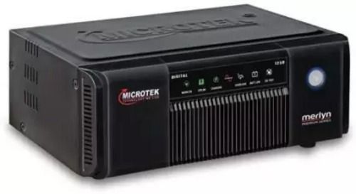 Black Rectangle Microtek Wave Inverter, Related Voltage 220 V, Weight 10 Kg Dimension(L*W*H): 10X20X10  Centimeter (Cm)