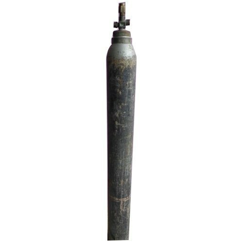 Oxygen Cylinder - Stainless Steel 13.5L/46.7L Size | Black Color, Corrosion Resistant, Lightweight Design for Safe Oxygen Storage