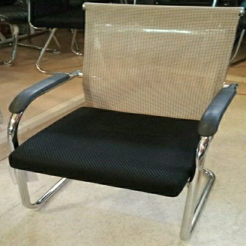 Handmade Comfortable Affordable High Quality Non Rotatable Fix Cushion Visitor Chair For Office