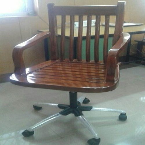 Comfortable Easy To Assemble Durable Adjustable Brown Wooden Chair