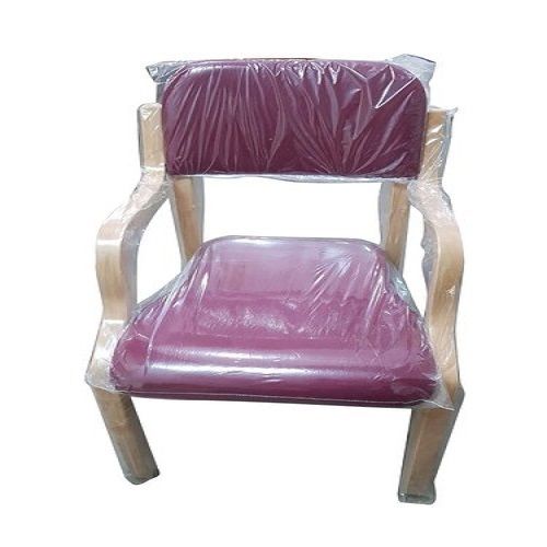 Voilet Light Weight And Fine Finish Wooden Comfortable Visitor Chair For Office