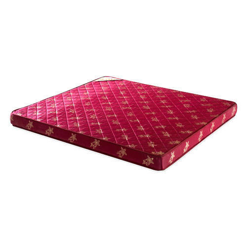 कैनवास फ़ैब्रिक मैरून प्रिंटेड ड्यूरोफ्लेक्स फोम मैट्रेस उपयोग करने में आसान और आरामदायक