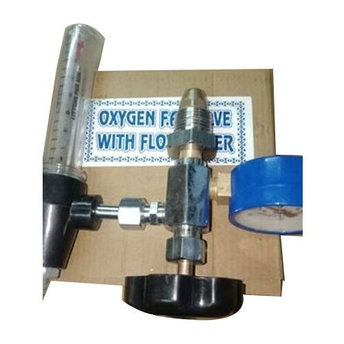 Stainless Steel Flow Ratea 0-15 L/Min Fine Adjustment Fa Valve With Gauge And Oxygen Flowmeter