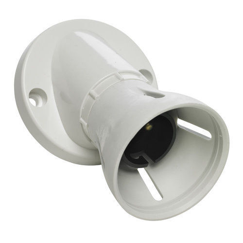 Highly Durable Smooth Finish Plastic White Electrical Angle Holder Input Voltage: 24 Watt (W)