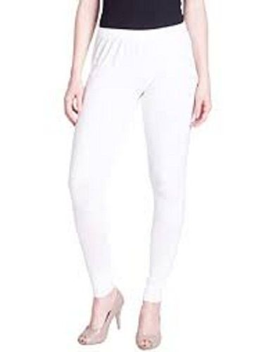 Ladies Shrink Resistance Skin Friendly Elegant Look White Plain Lagging