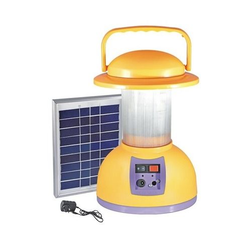 Yellow Ms-6C 0.5W Highly Durable Led Solar Lamp With 1 Year Warranty