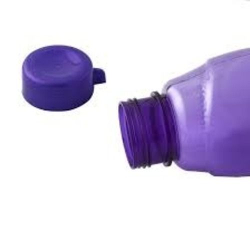 Plastic Body Purple Round Shape Bottle Screw Cap With Anti Crack Plastic