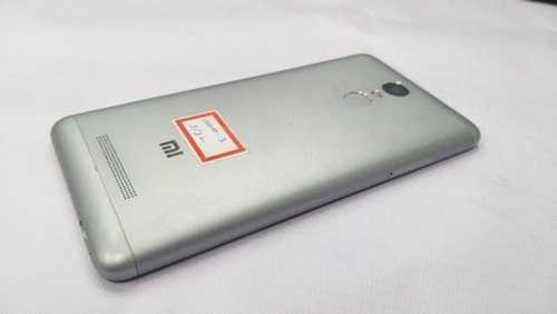 Grey Redmi Silver Mobile Phone