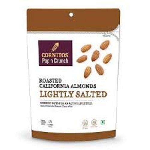 Brown Delicious Taste Cornitos Roasted Almonds For Food, Snacks, Lightly Salted, 200 Gram