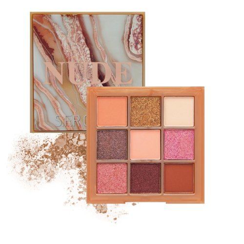 Sfr Nude Pressed Powder Eyeshadow Different Shades In One Pallet 