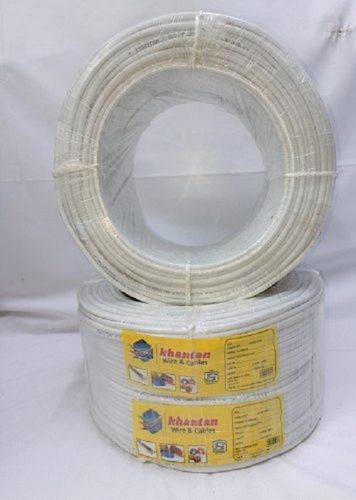 Single Core Heat Resistant And High Current Capacity White Camera Wire