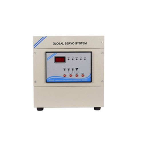 Single Phase 5Kva Air Cooled Servo Voltage Stabilizer Perfect For Industrial, Commercial And Residential Applications Design: Wall Mounting Cabinet Design