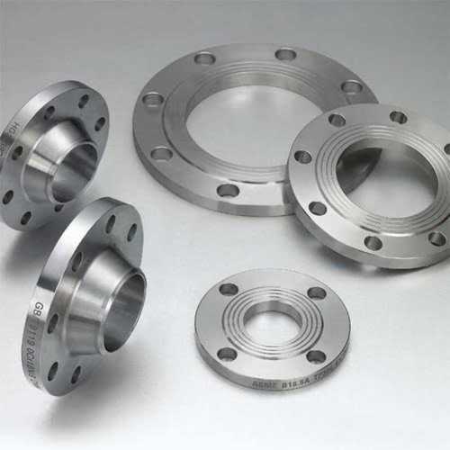 Silver Stainless Steel Forged Flanges For Industrial Usage, Circular Shape