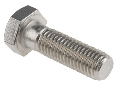 Stainless Steel Hex Bolt, Polished Finishing And Hexagon Head Shape Standard: Size