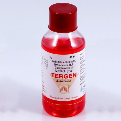 Tergen Expectorant Cough Syrup 100Ml Specific Drug