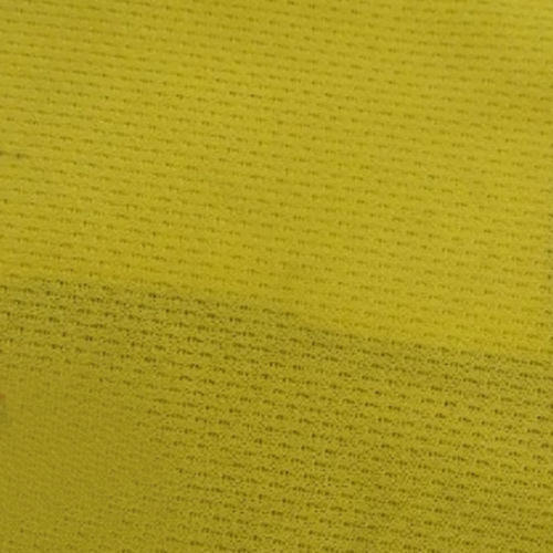 Shinny Yellow Mustard Honeycomb Spun Fabric Very Durable And Wrinkle Resistant