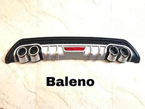 Plastic  100% Imported Pure Abs Rear Diffuser For Maruti Suzuki Baleno Universal Kit