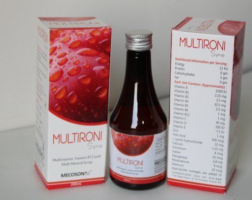  Multironi Syrup Multivitamin And Multimineral, 200 Ml