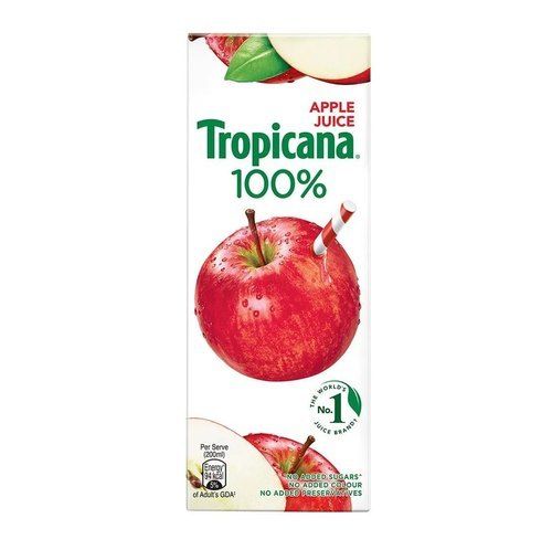 Beverage 100% Purity 200 Ml Tropicana Apple Juice For All Age Groups