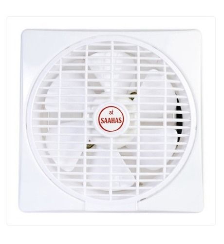 240 Voltage Saahas White Electric Ventilation Fan Application For Bathroom Strong And Durable Blade Material: Plastic