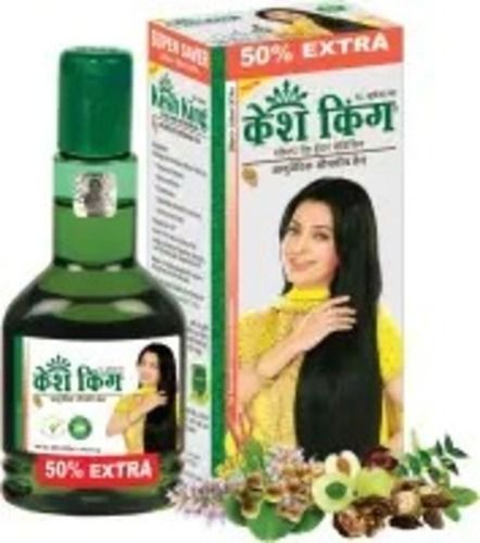 Green 50 % Extra Kesh King Ayurvedic Medicinal Oil For Hair Care, Smooth Hair 