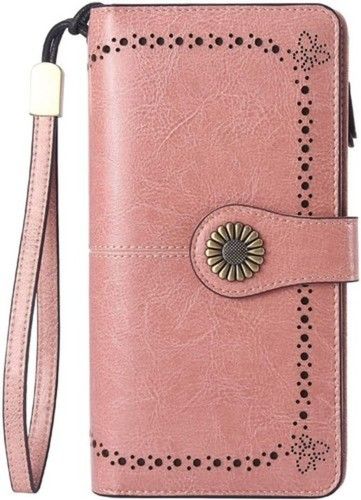 Casual Modern Inovera Pink Faux Leather Women Wallet