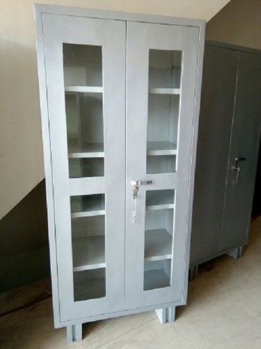 Creature Comforts Metal Library Almirah, 4 Shelves, No. Of Doors: 2 Door Stylish