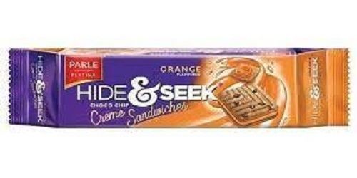 Sweet Sqaure Shaped Hide And Seek Orange Flavoured Sandwich Biscuits Fat Content (%): 5 Percentage ( % )