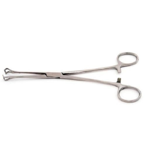 Manual Silver Finish Babcock Forcep For Surgical Use With Stainless Steel Materials